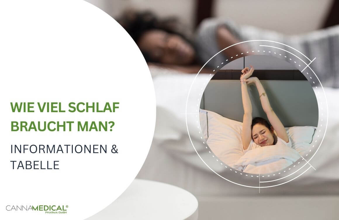 wie viel schlaf braucht man Tabelle